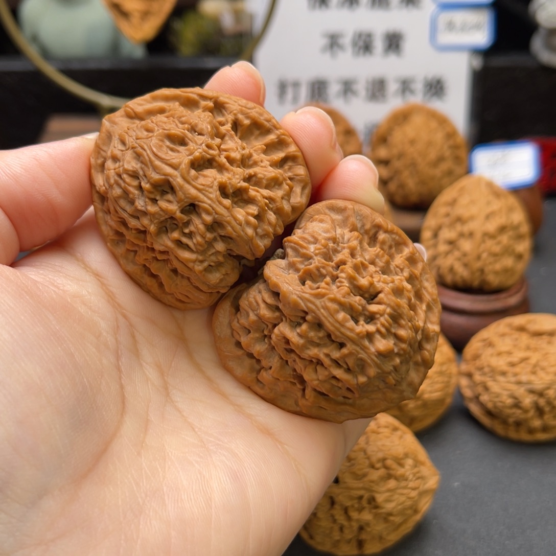 若***往猴头核桃把件涿鹿南疆