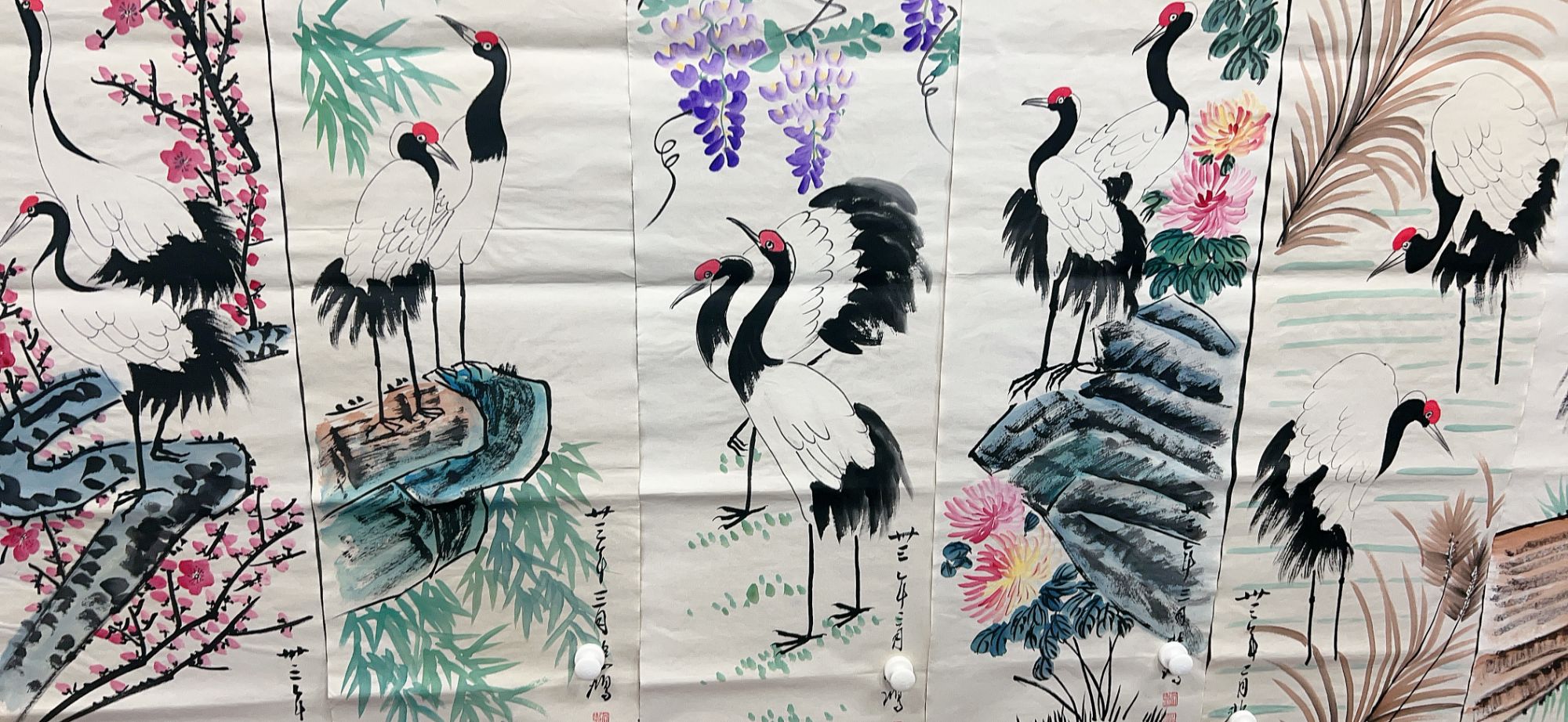【马李】精品八条屏装饰画通用链接