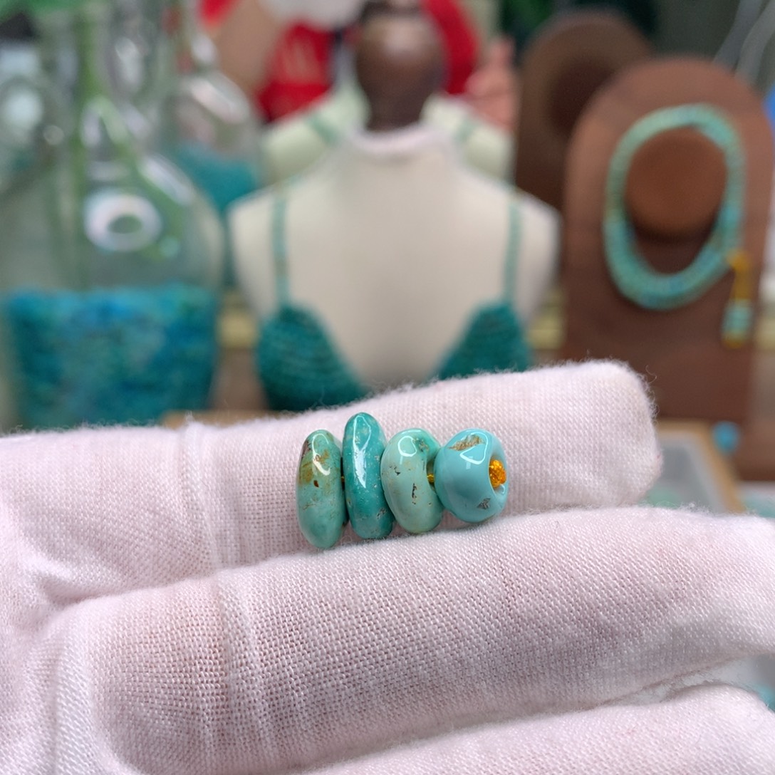 绿松石未镶嵌配饰