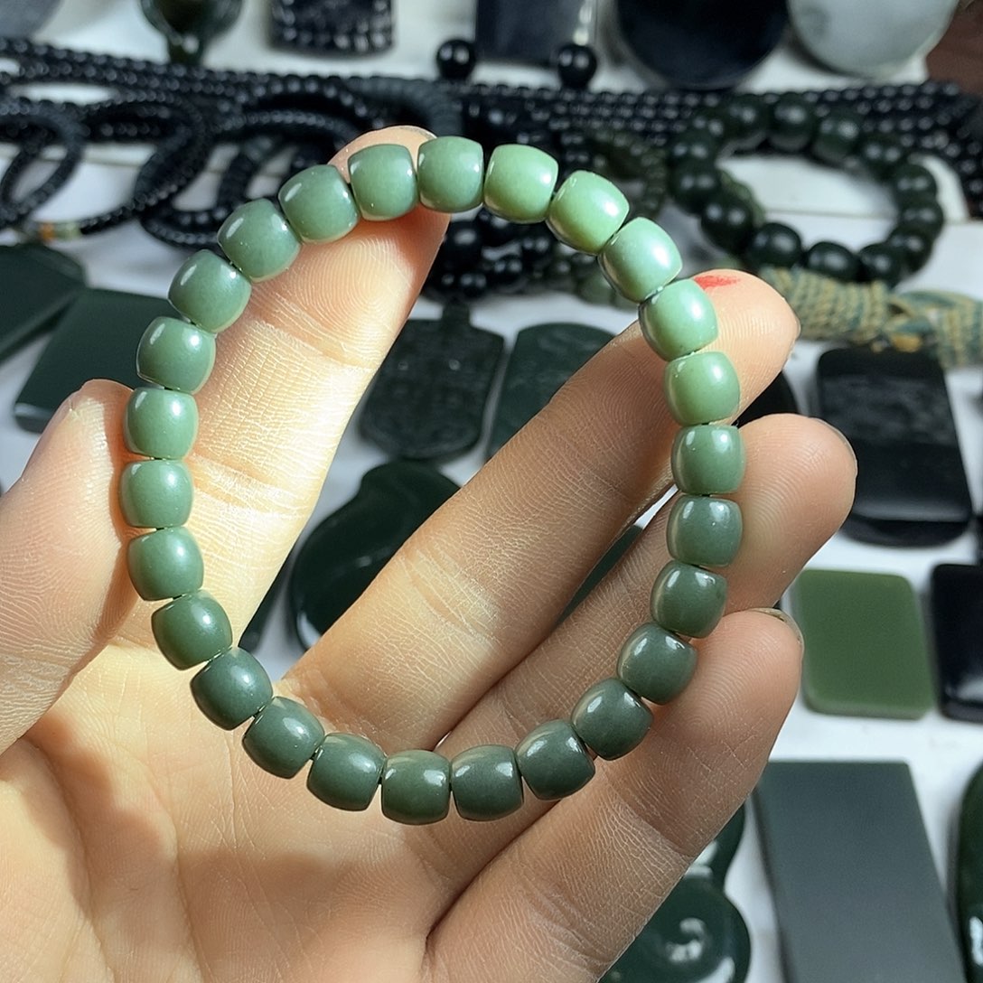 和田玉手链未镶嵌