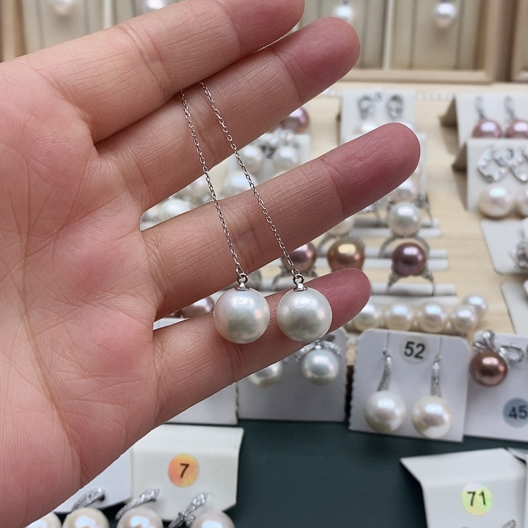 *****银S925镶嵌淡水珍珠颈饰