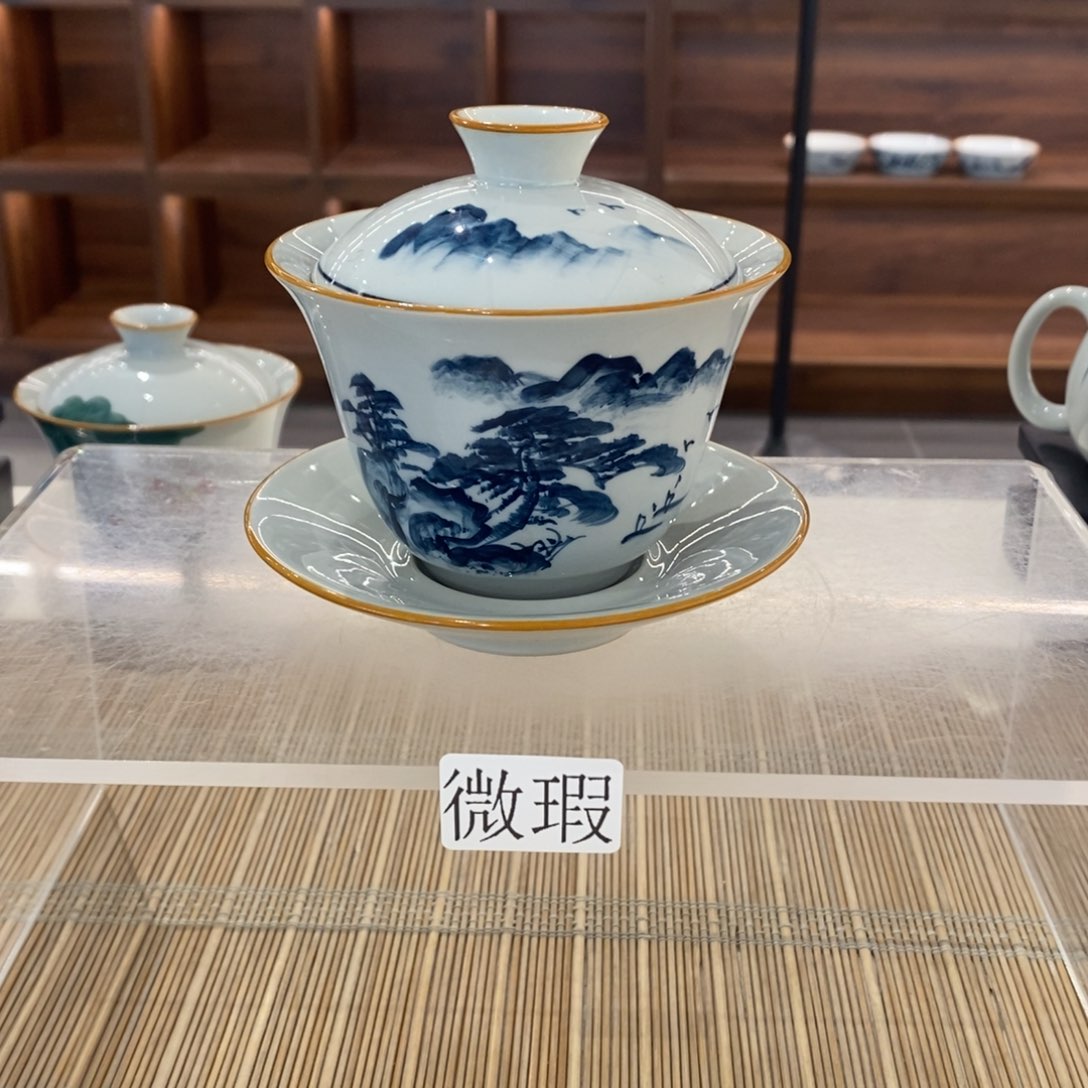 釉下彩手工绘制手工绘制