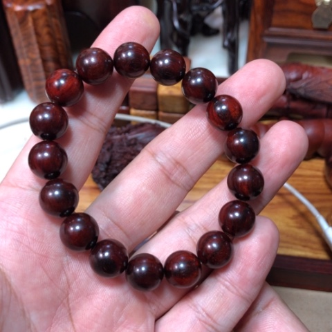 檀香紫檀（小叶紫檀）手串1.2
