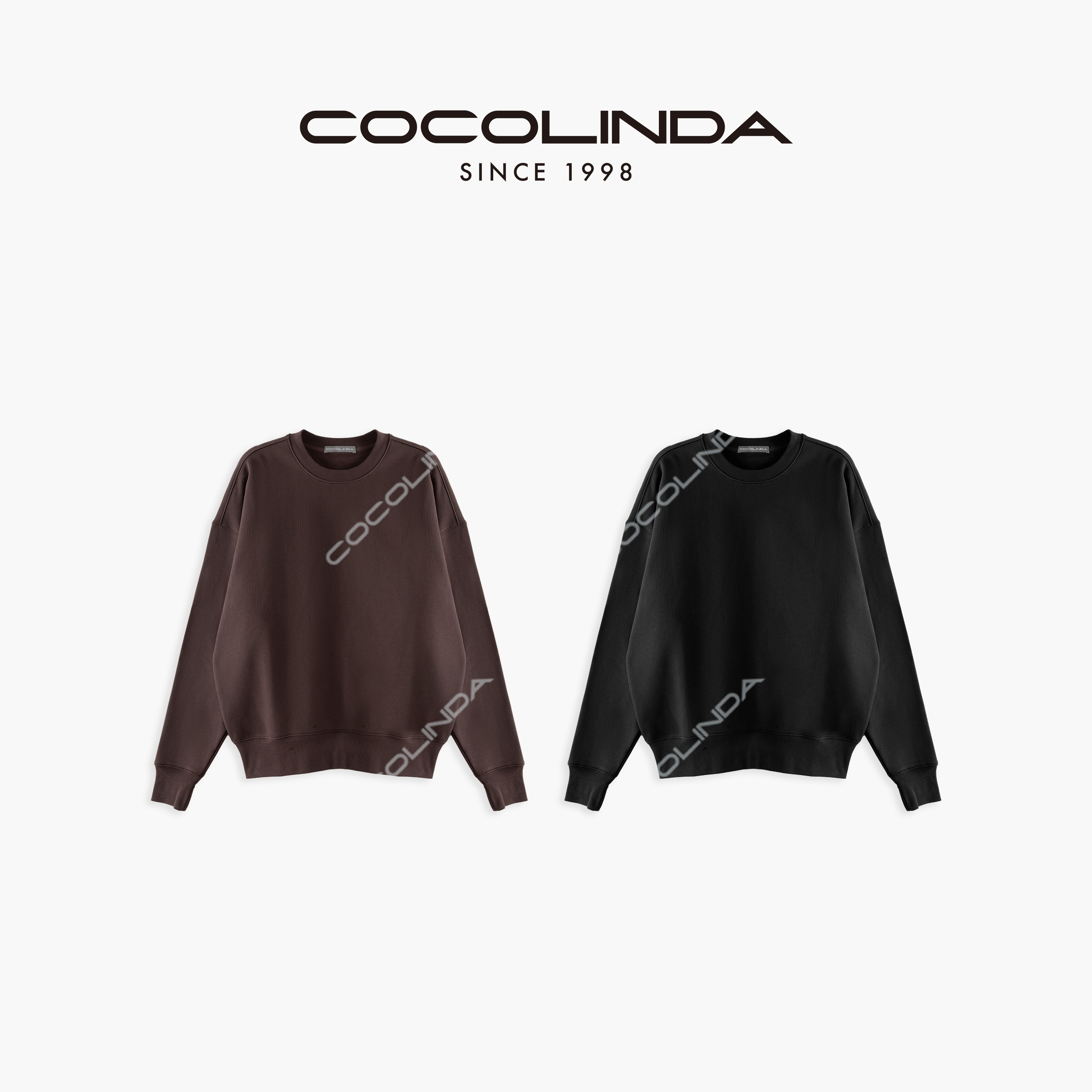 COCOLINDA | 棉质350g抓毛抓绒男女CP窄身板卫衣H2665