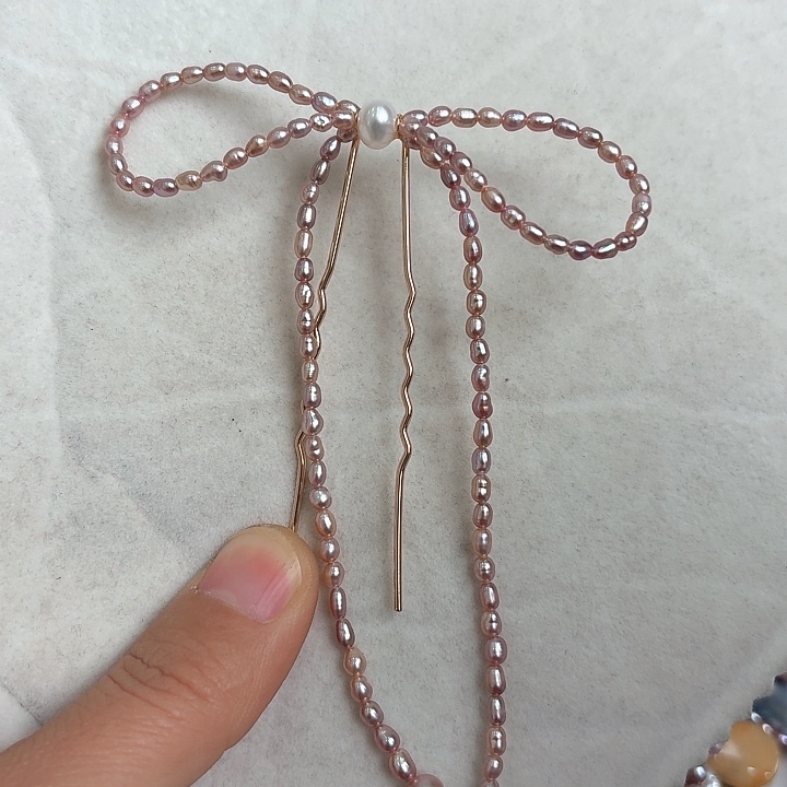 未镶嵌淡水珍珠发饰