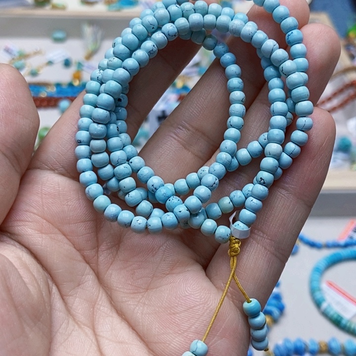 绿松石未镶嵌手链114