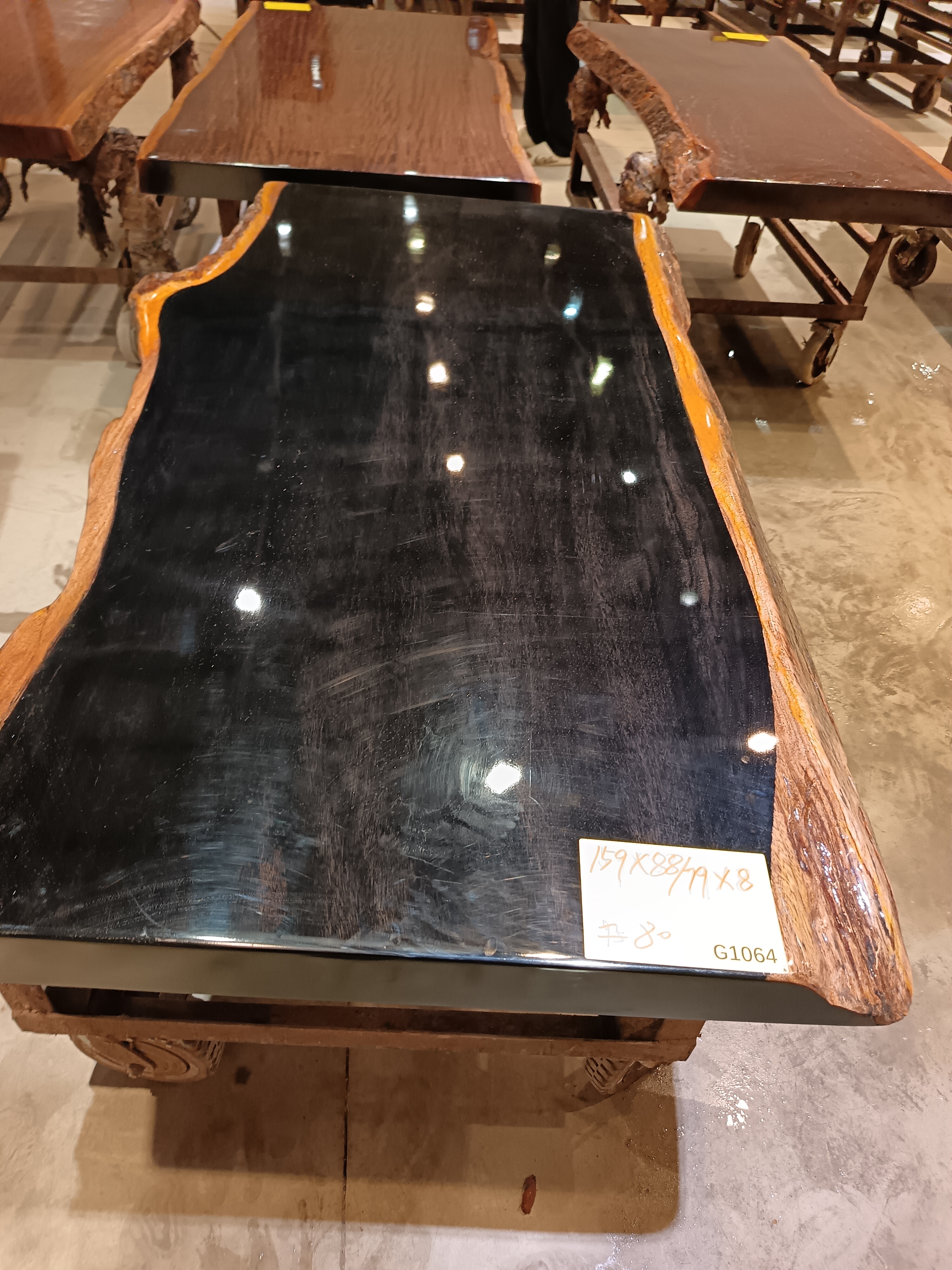 非洲进口整板纯原木大板桌，书桌、餐桌、茶桌