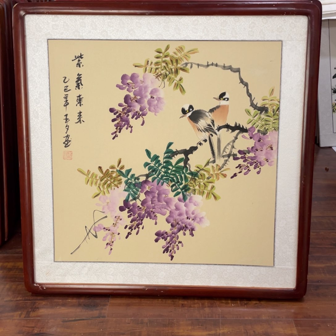 国画带框尺寸63*63厘米