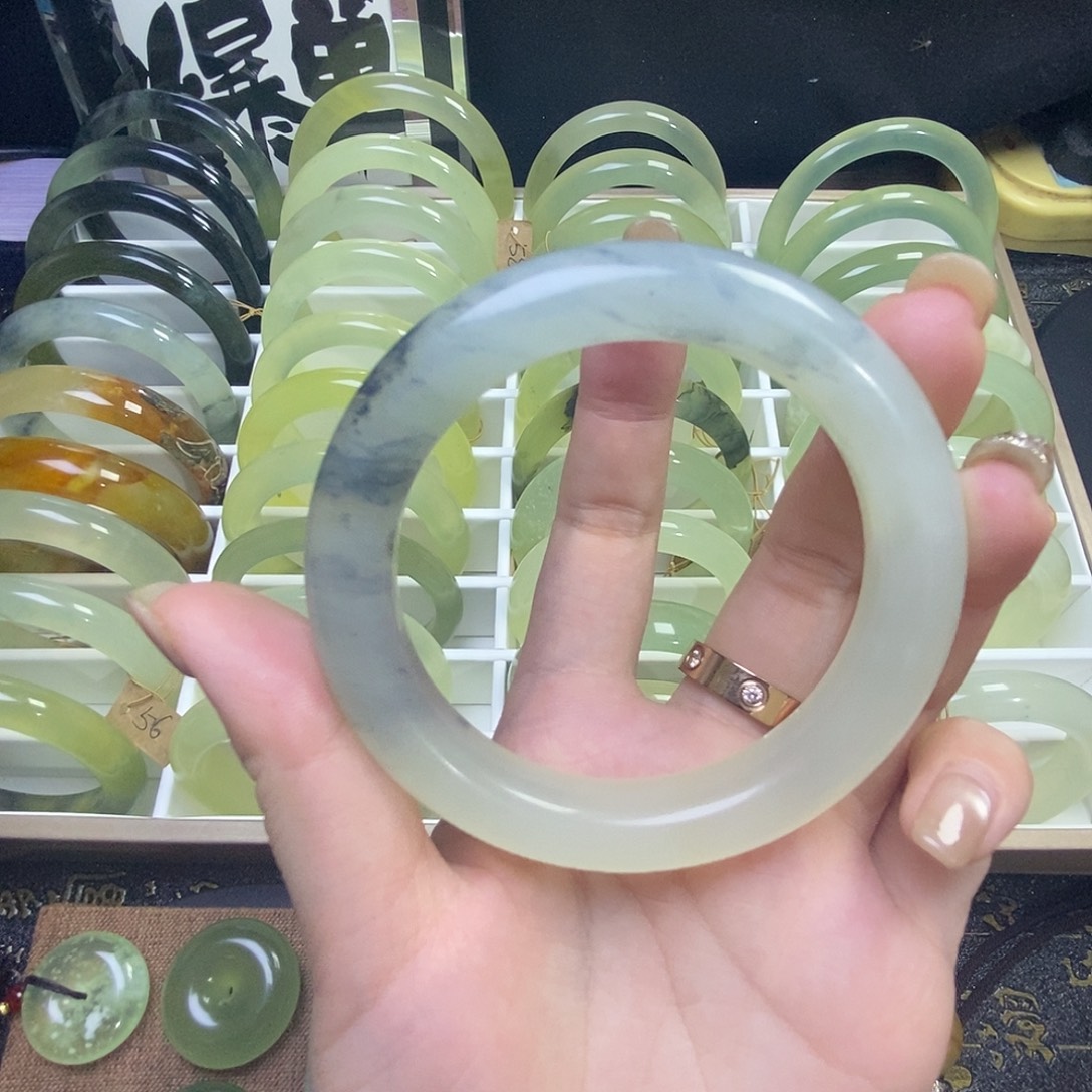 蛇纹石玉合金手镯