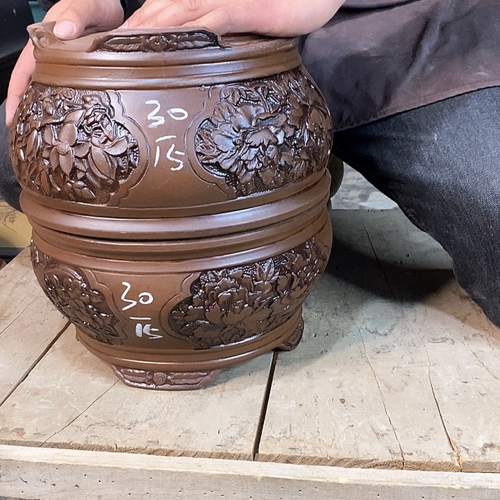 紫砂花盆紫砂花盆