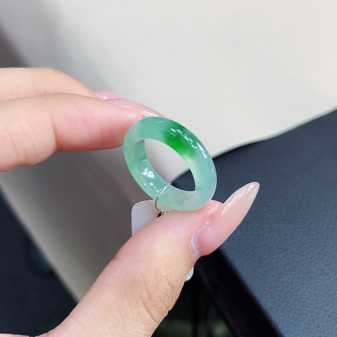 未镶嵌戒圈翡翠10.11号