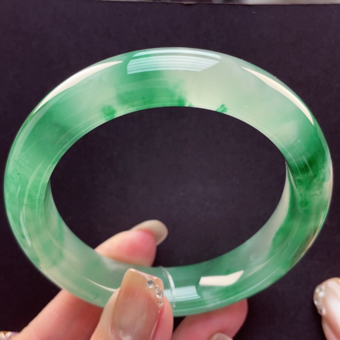 石英质玉未镶嵌手镯56-57