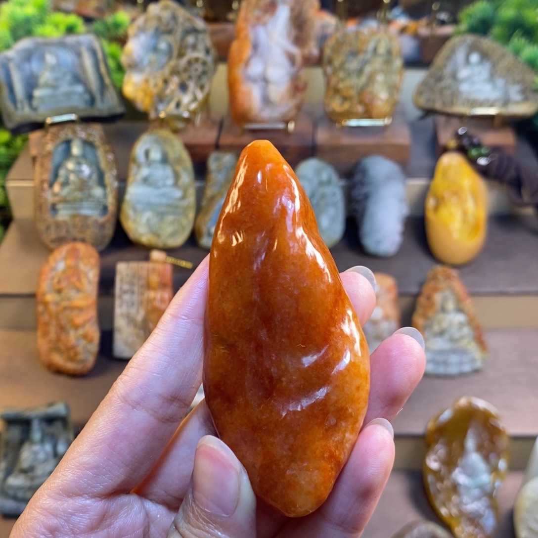 *****定制翡翠未镶嵌翡翠挂件