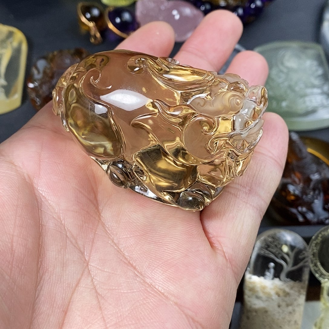 水晶天然水晶吊坠未镶嵌杨*七