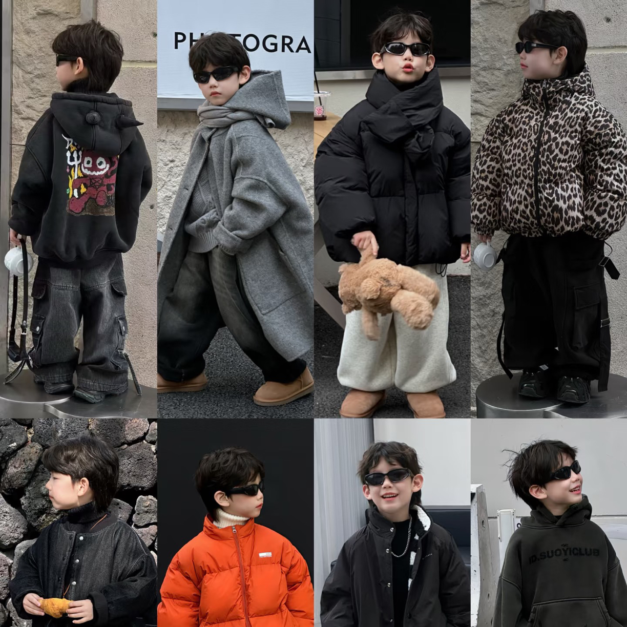 020 儿童双面穿冬季外套