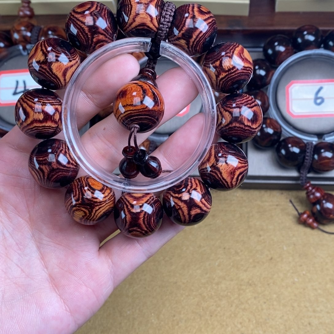 张***想黄花梨/降香黄檀纯手工制作手串