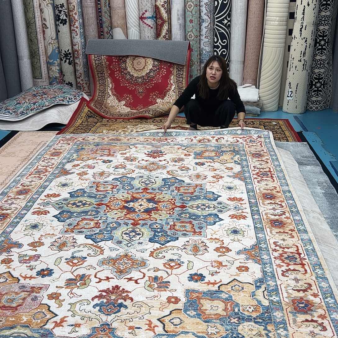 混纺200×300误差±1-3cm精编细砂仿羊绒棉布底微瑕