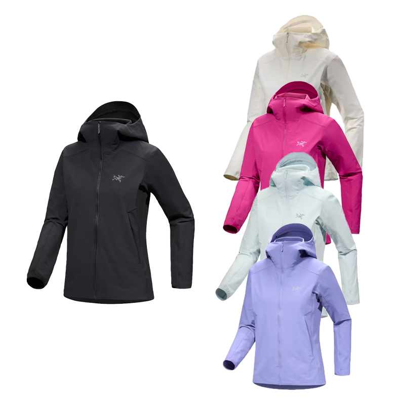【女款】ARC'TERYX/始祖鸟 GAMMA Hoody纯色防风透气夹克外套