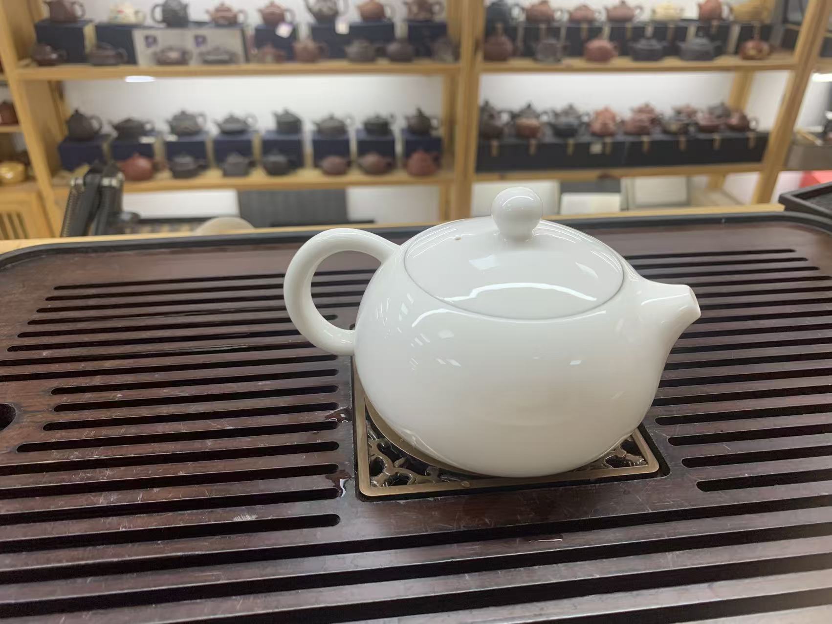 羊脂白瓷 家用茶壶