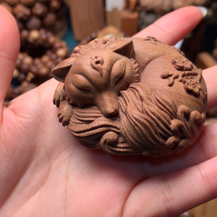 檀香木手串/手链老山檀香狐狸