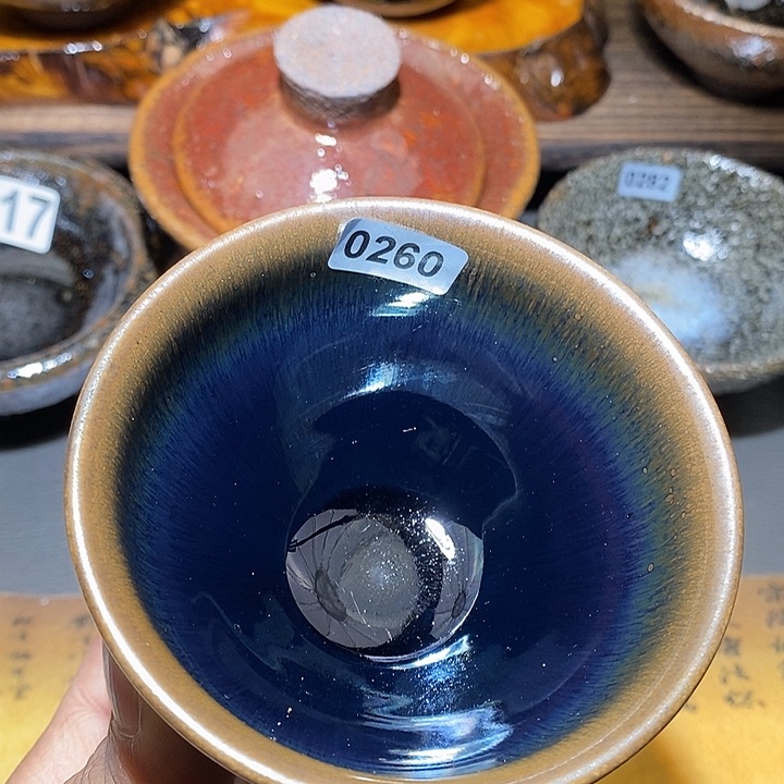 茶盏微瑕建盏主人杯子