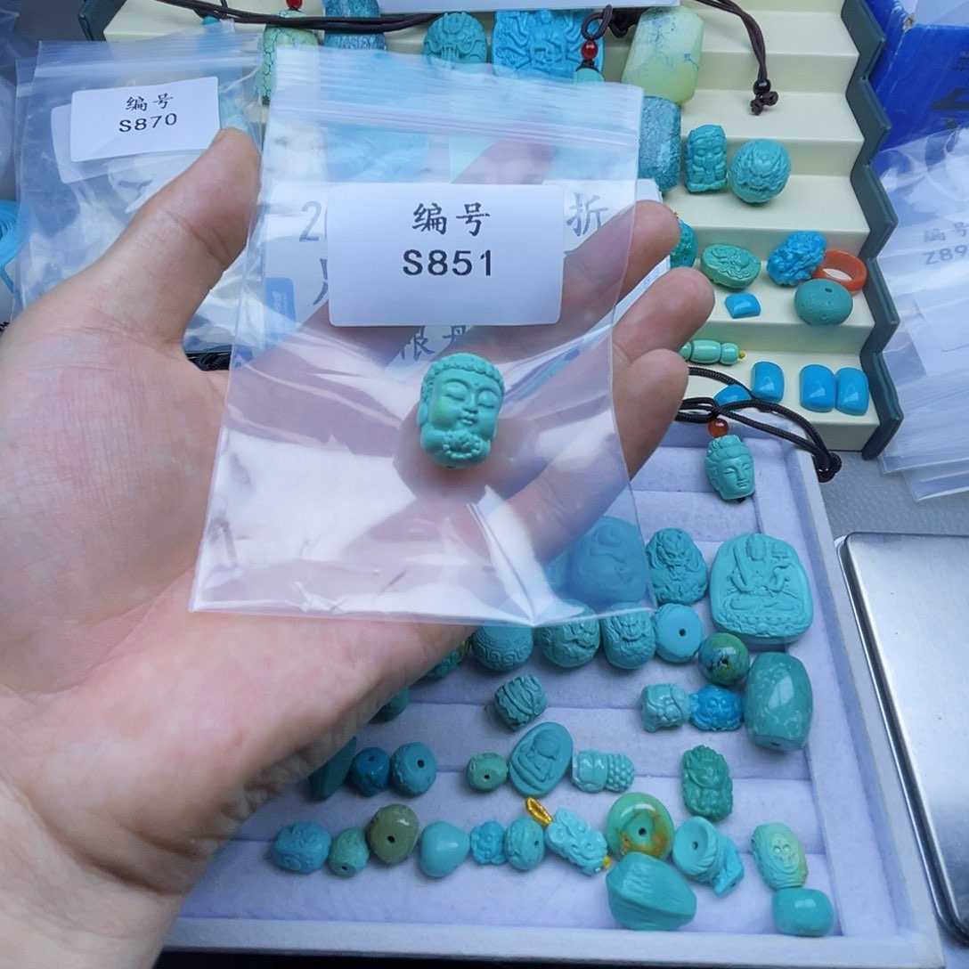 未镶嵌绿松石珠宝奇石?***林