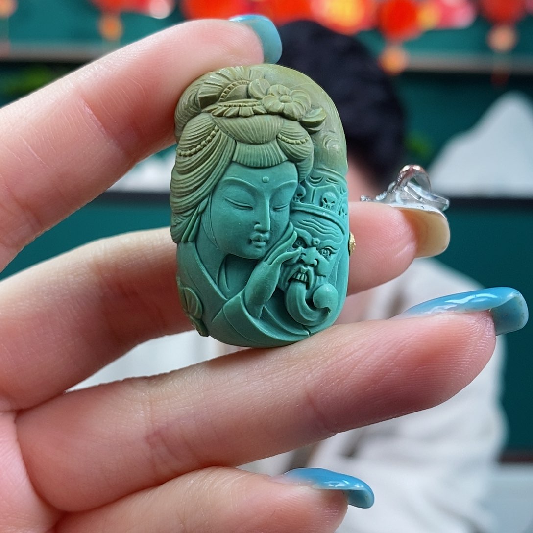 绿松石珠宝奇石未镶嵌