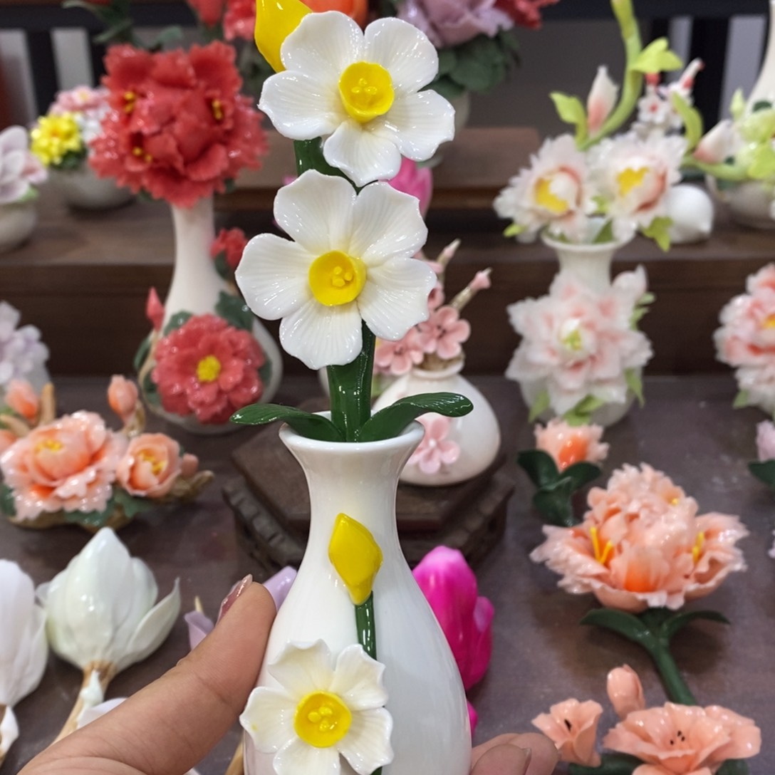 瓷片陶瓷工艺品摆件