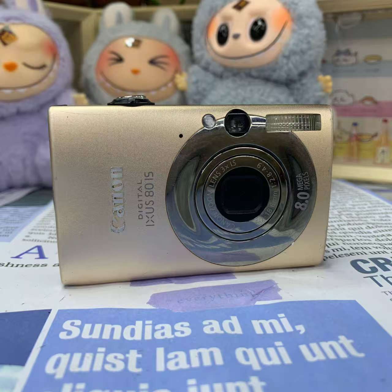 9新 Canon/佳能 佳能IXUS80IS微瑕二手产品售出no退换