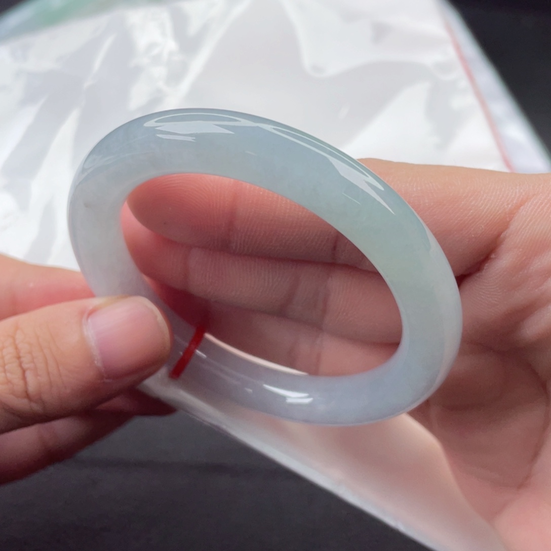 翡翠手镯未镶嵌圆条53