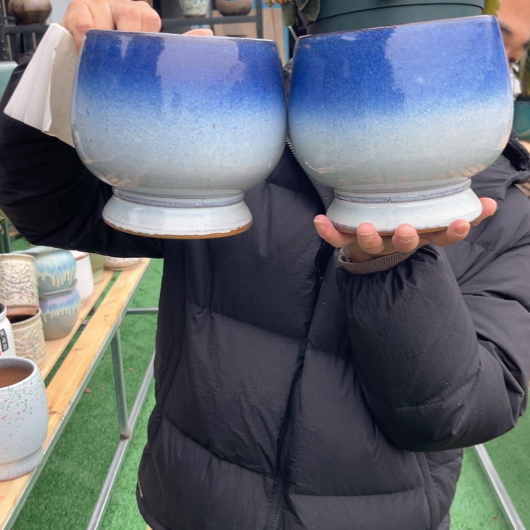 红陶杨杨花盆0215-1020