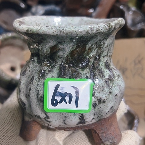 红陶粗陶花盆手工