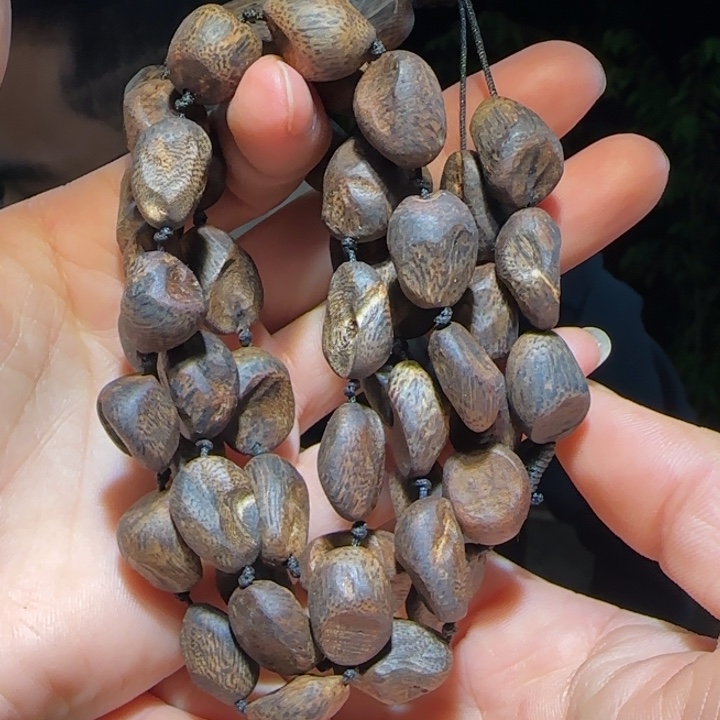 沉香手串原母树沉水树丁链子48克