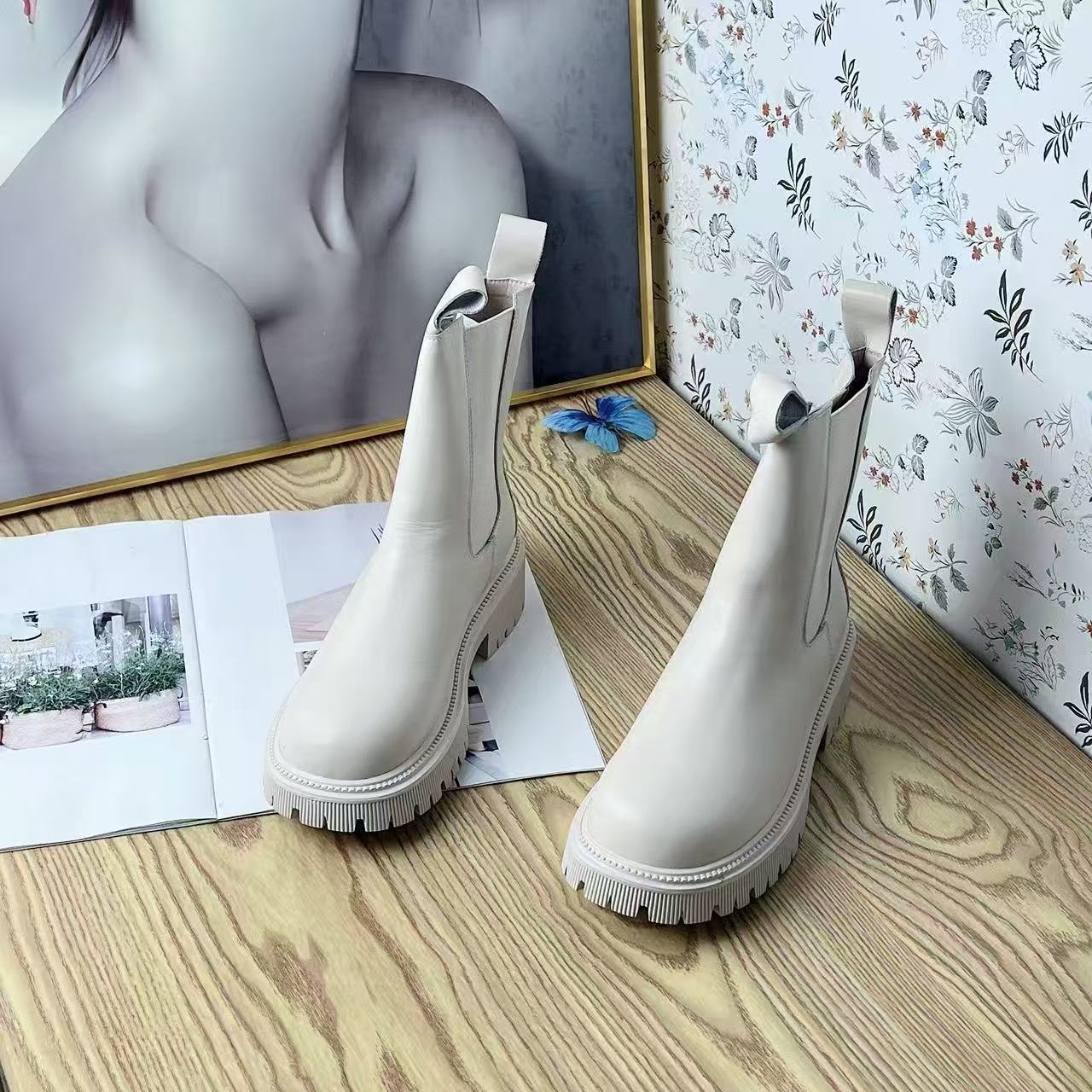 ZC163   秋冬新款百搭时装短靴四季款