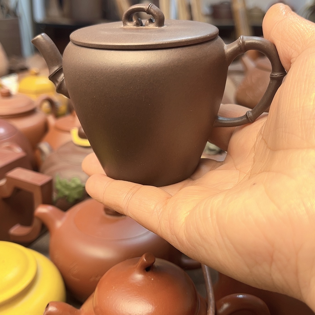 紫砂茶壶全手工制作和半手工制作