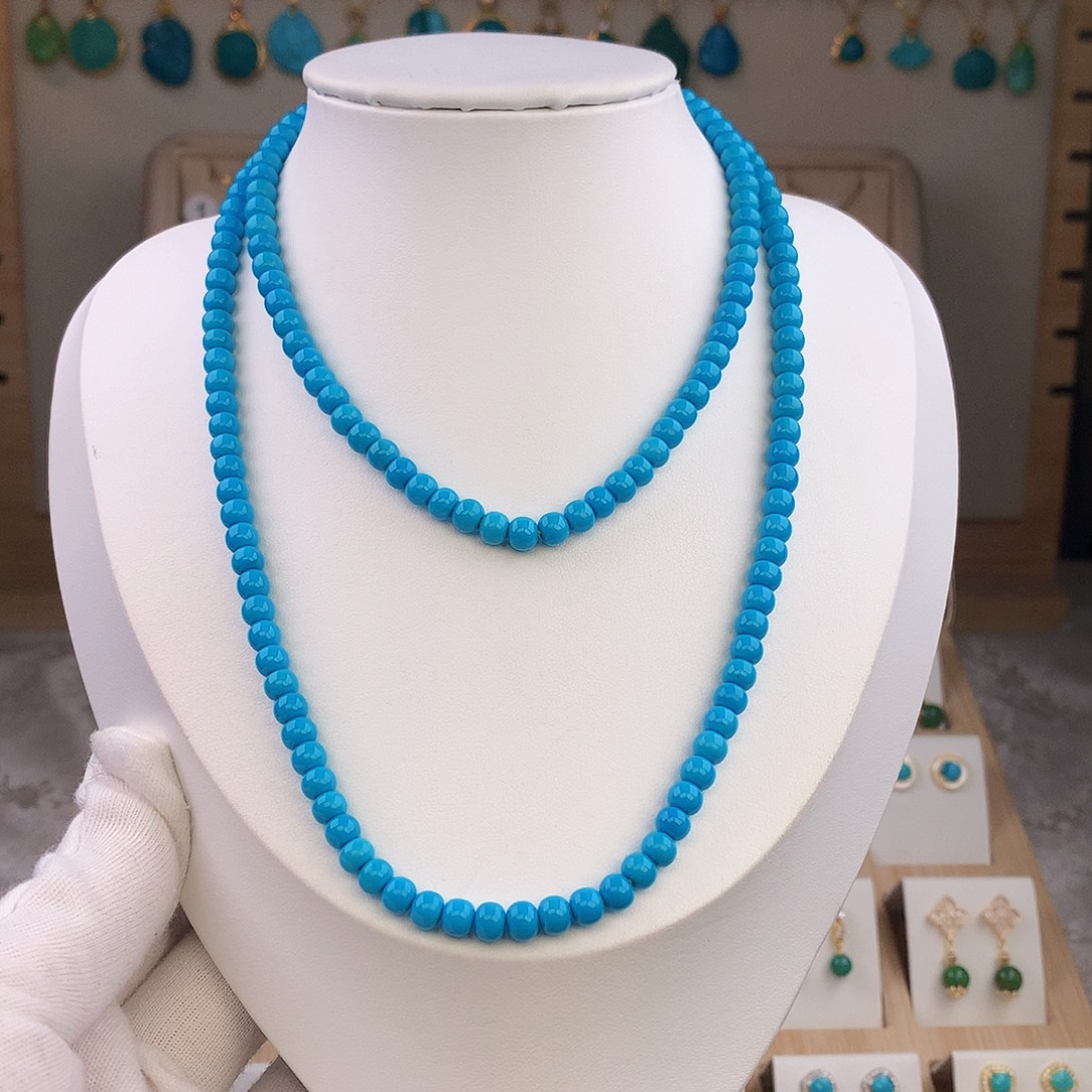 绿松石未镶嵌颈饰