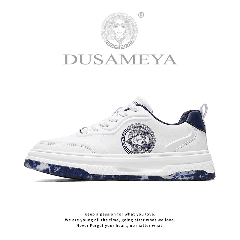 DUSAMEYA/杜莎米娅轻奢时尚百搭低帮休闲鞋冬季透气运动鞋D6681