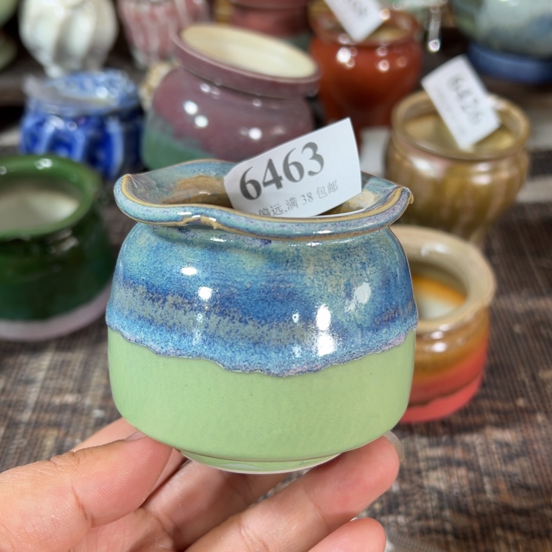 红陶景德镇花盆手工