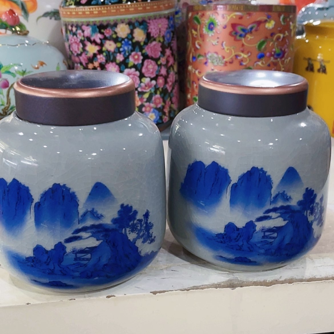 【闪购商品】罐陶瓷茶叶罐密封罐