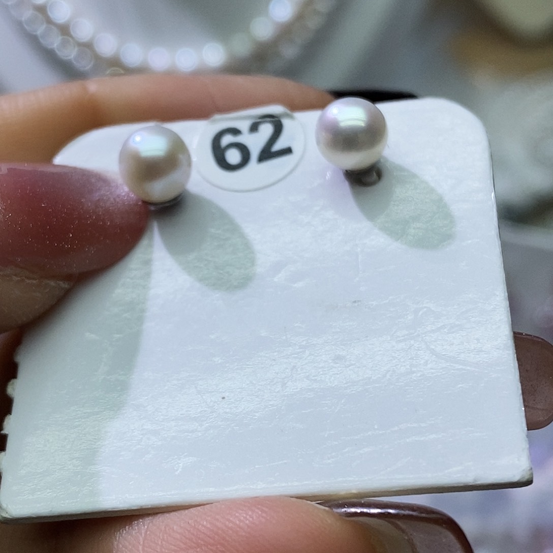 淡水珍珠吊坠银S925镶嵌