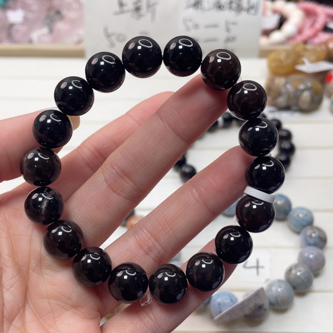 未镶嵌手链硅化玉怪****长883