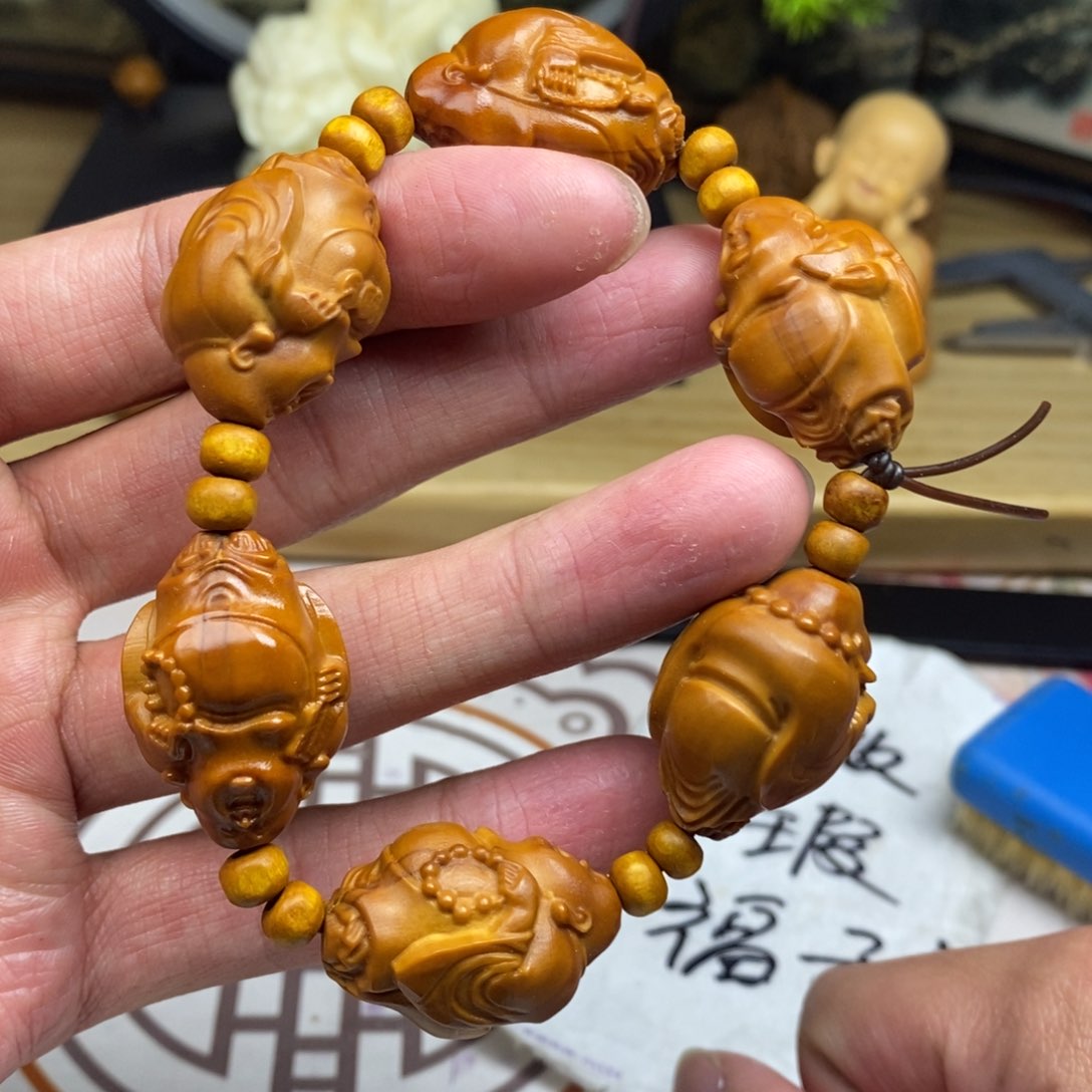 橄榄核手串/手链橄榄核雕工艺手串