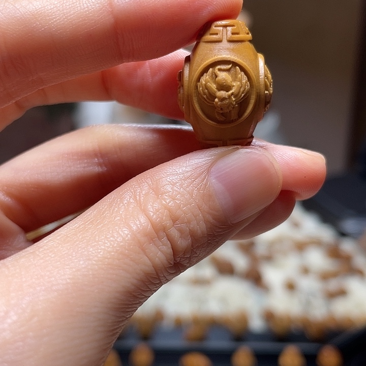 吊坠橄榄核四象 橄榄