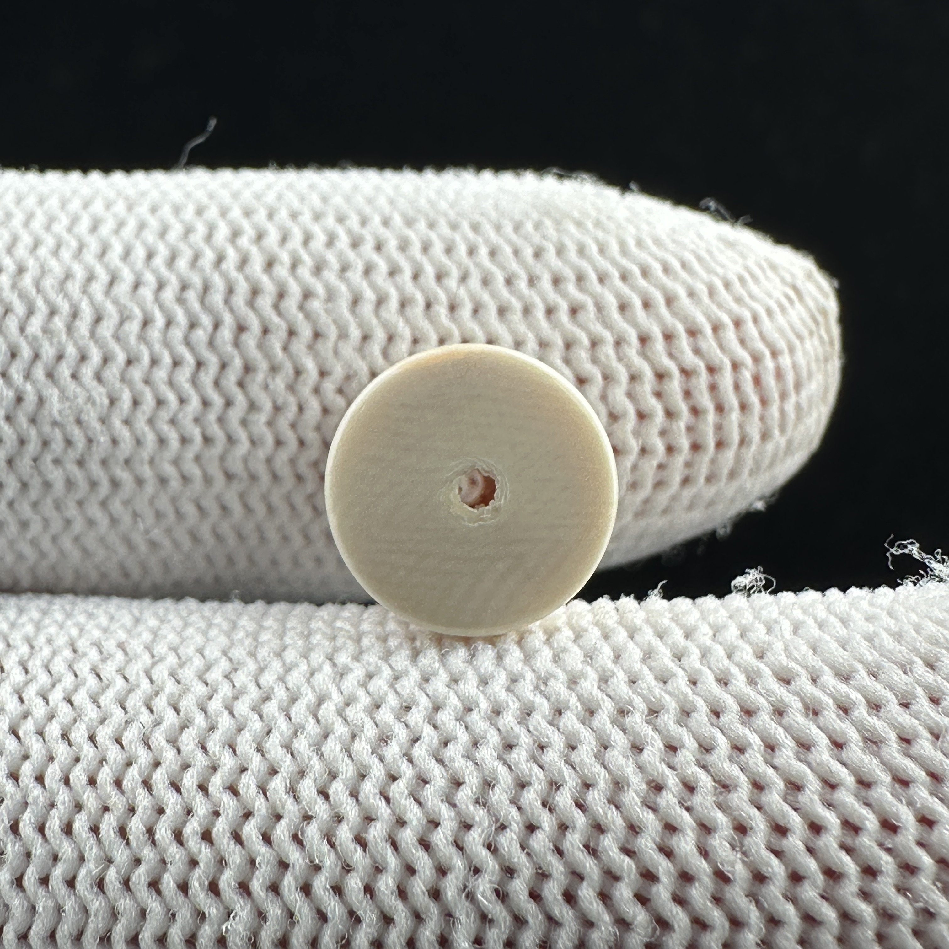 K2869天然猛犸牙 车轮10*8mm一物一图 假一罚十