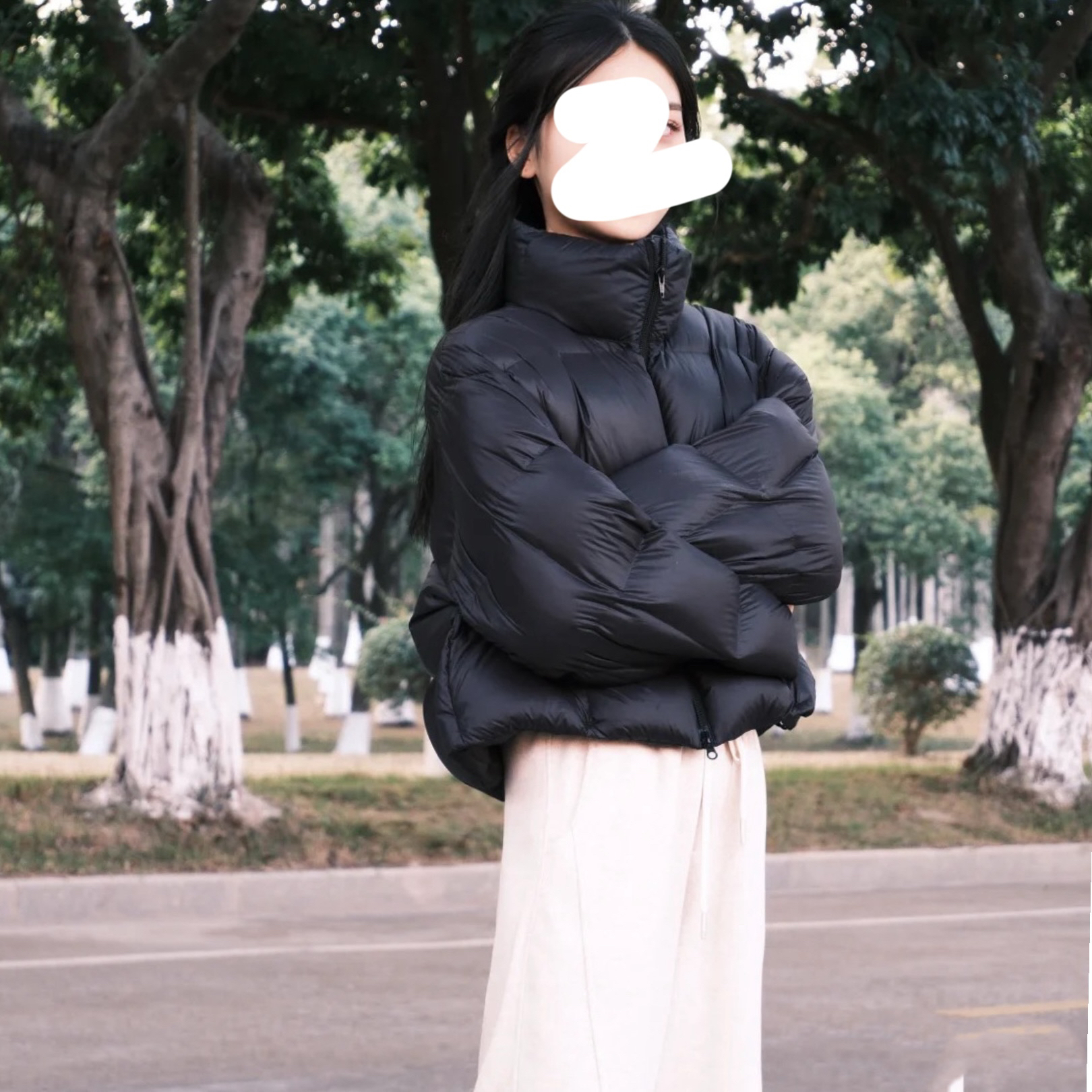 未使用 MONCLER 01578  黑色立领拉链羽绒服 原吊防尘袋都在 0码