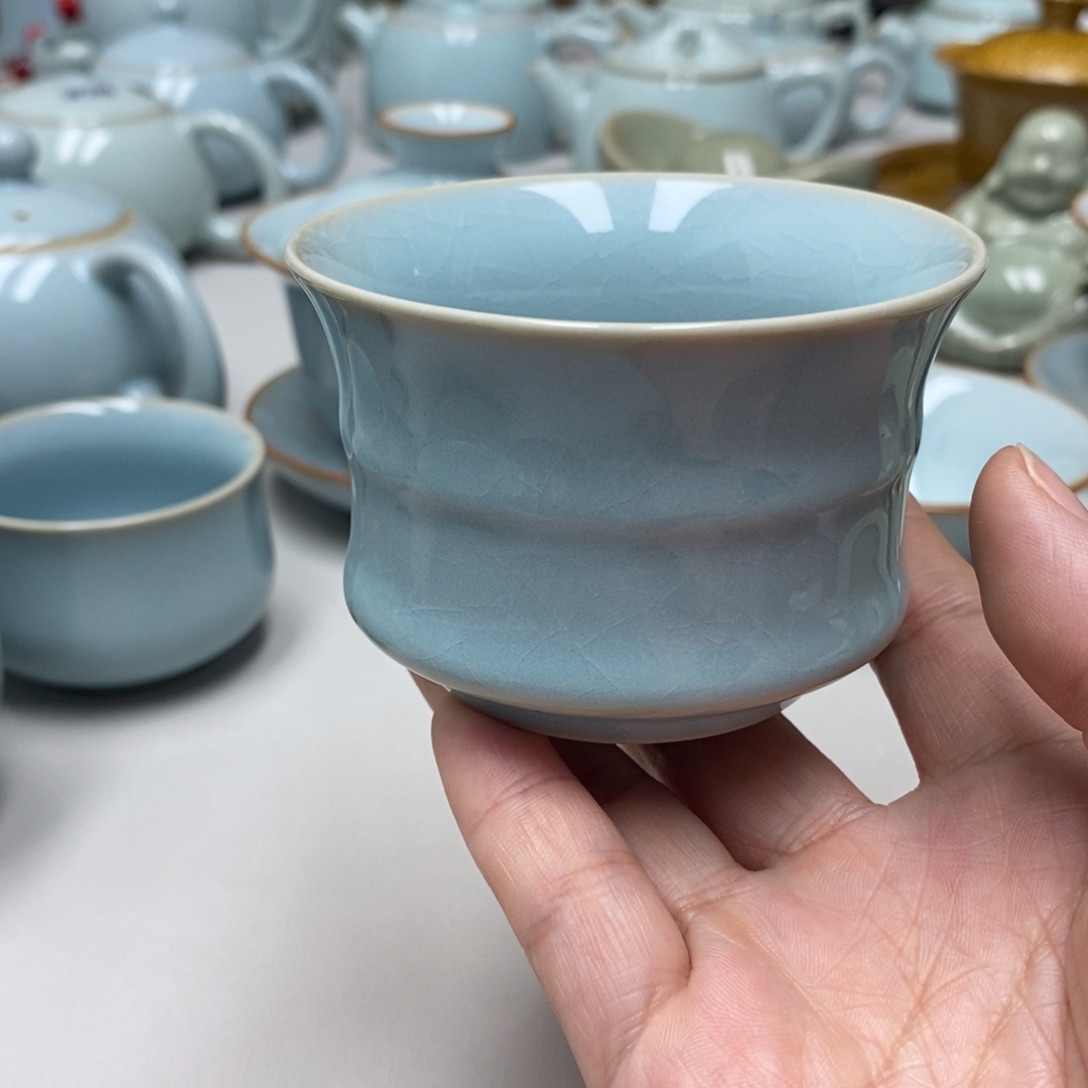 山*支钉马蹄杯带礼盒