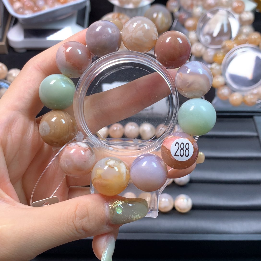 玛瑙/玉髓项圈未镶嵌17➕多宝