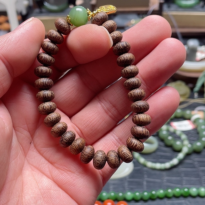 和田玉手串未镶嵌