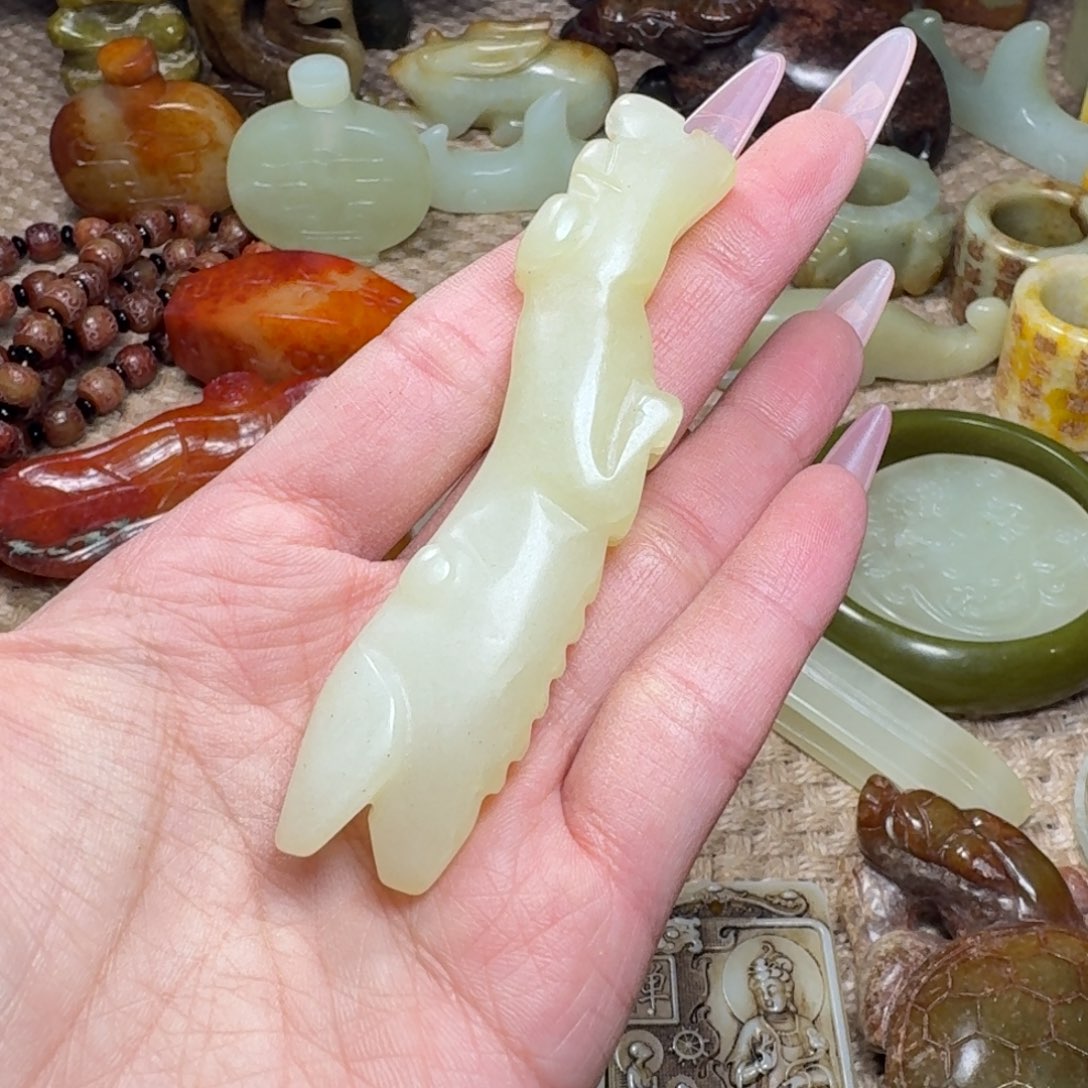 白玉菩提吊坠挂件