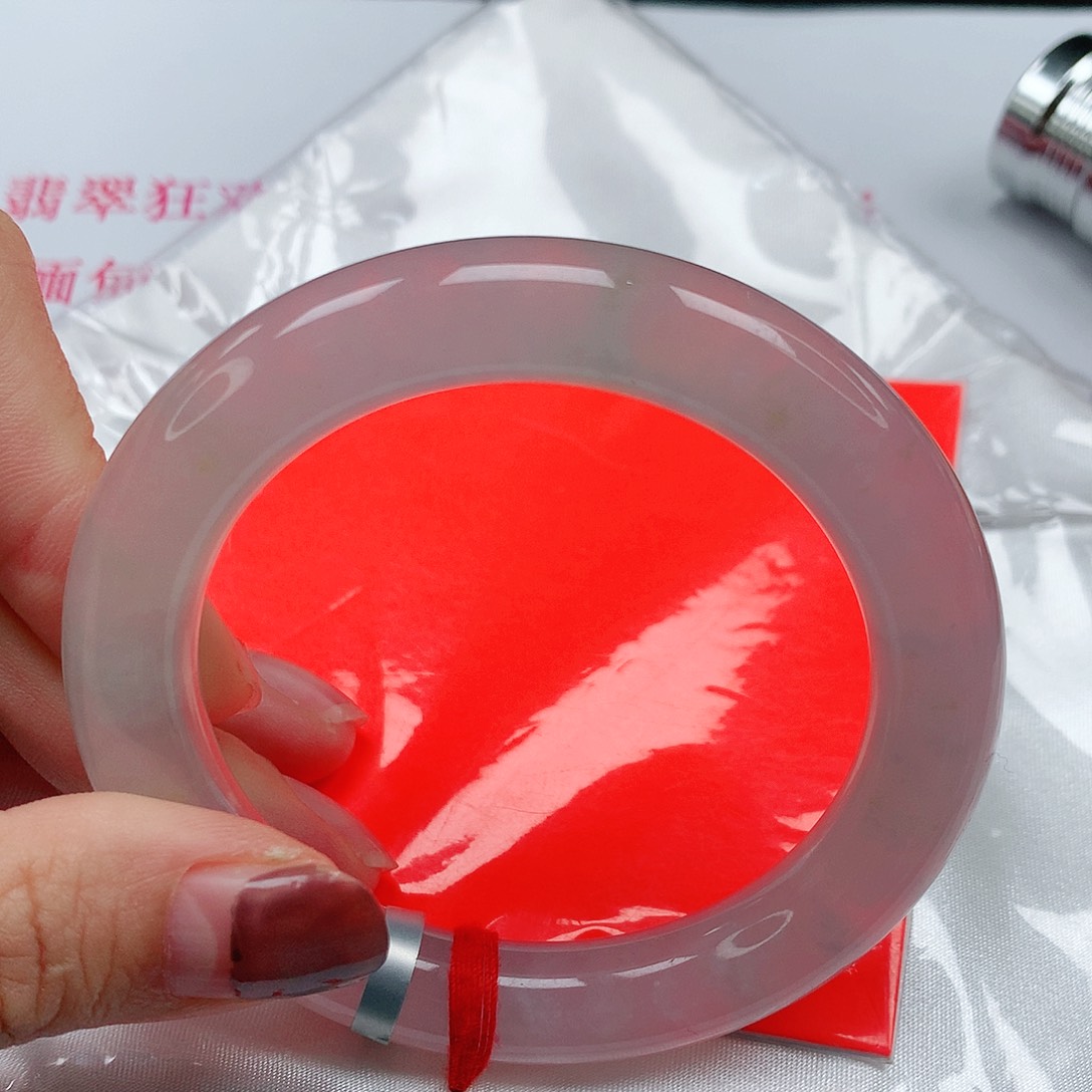 翡翠手镯未镶嵌55圈缅甸天然翡翠A货